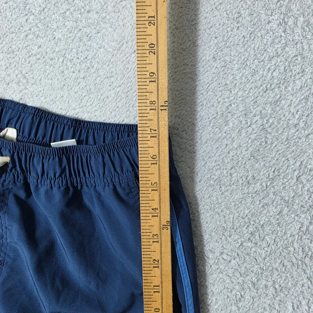 Fair Harbor Board Shorts Mens Sm Blue 28/8 Stretch Retro Stripe Swim Trunks